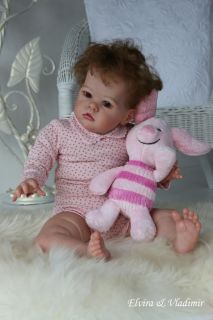 Elvira Vladimir Nursery Reborn Baby Girl Sharlamae by Bonnie Brown