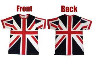 Union Jack Flag T Shirts London 2012 Mens Clothing Top Tour Collection