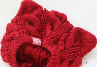 Devil Horns Cat Ear Crochet Women Girls Braided Knit Ski Beanie Wool Hat Cap