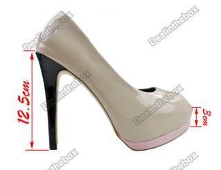 Womens Shoes Peep Toe Pumps Stilettos