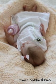 Reborn Baby Doll Lincoln Lifelike Real Skin Effect Full Torso by Laura L Eagles