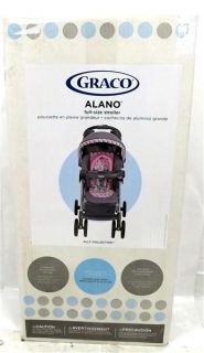 Girls Graco ALANO Light Weight Baby Toddler Gray Pink Stroller Ally
