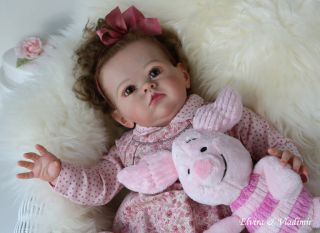Elvira Vladimir Nursery Reborn Baby Girl Sharlamae by Bonnie Brown