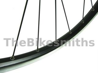 Statru DT Swiss 26" Doublewall Eyleted Black Mountain Bike Cassette Rear Wheel