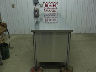 96" x 30" Heavy Duty Stainless Steel Cabinet Work Prep Table 8'