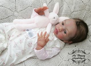 20 5" Full Body Solid Silicone Baby Doll Butter Bonus Girl by An Huang