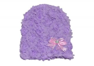 1pc Girls Baby Toddler Lace Flower Rose Bonnet Hat Cap Beanie Headwear Accessory