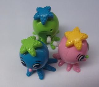 Colorful Wind Up Plastic Cartoon Octopus Clockwork Spring Fun Baby Kid Play Toy