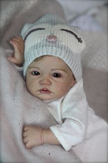 Cheza Baby Reborn Baby Girl Doll Claire Romie Strydom