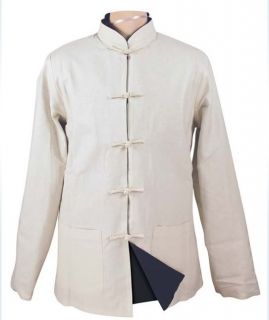 Double Face Chinese Style Men's Jacket Coat Sz M L XL XXL XXXL