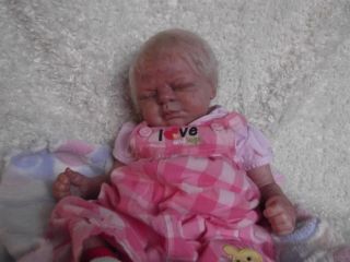 Just Born Baby Girl Reagan Precious Gift by Cindy Musgrove Very Detailed