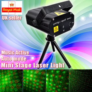 New Mini LED Stage Laser Projector Lighting Adjustment Disco Club DJ Party Light