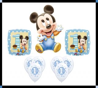 Disney Baby Mickey Mouse 1st Birthday Balloon Set Party Decoration