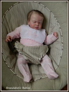 Brandaholic Babies Reborn Newborn Baby Girl Hattie by Cassie Peek