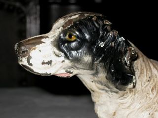 Antique Cast Iron Hubley Hunting Duck Decoy Retriever Dog Art Statue Doorstop