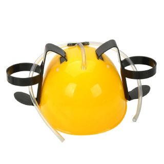 New Cool Unique Party Game Beer Drinking Hard Hat Red Yellow Blue Black 4 Colors