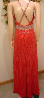 $328 Riva Red Cruise CLEARANCE Prom Dress Gown 12