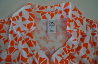 Diane Von Furstenberg for Baby Gap Girls Size 3T Wrap Dress Orange Floral