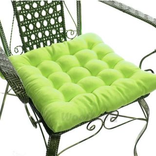 Suede Fabric Chair Seat Cushion Pad Warm Soft Thick Outdoor Dining 45x45cm