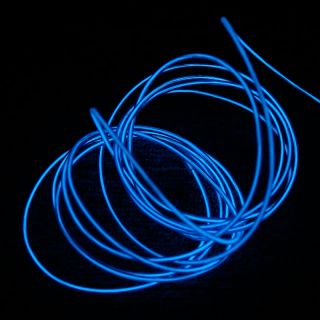 10ft 8Color 2 3mm Diameter Tron Neon Glow Rope El Wire Light 3V Transformer US