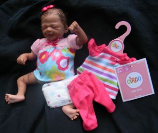 Ethnic AA African American Micro Preemie Reborn Baby Girl Zane by Marita Winters