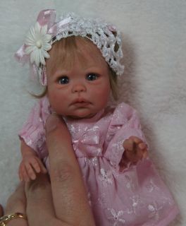 OOAK Hand Sculpted 8" Adorable Baby Girl by Melody Hess