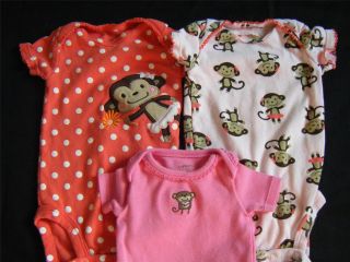 67 Piece Carters Baby Girl Newborn 0 3 3 6 Months Fall Winter Clothes Outfit Lot