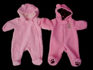 Baby Girl Outerwear Snow Suit Clothes Newborn NB Fall Winter Clothes Lot