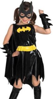 Girls Batgirl Outfit Kids Batman Halloween Costume M