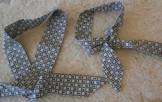 1950's Scarf Neck Tie Rock N Roll Rockabilly Dance Costume Check Ruby Hearts