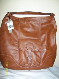 MNG by Mango Faux Leather Tote Handbag Camel