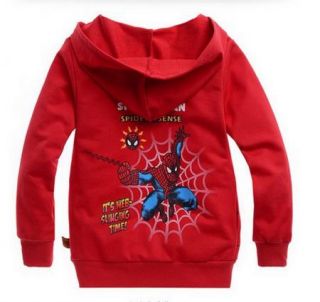 Boys Clothes Kid Mickey Hero Hoodies Top Shirt Outwear Jumper Sweater 2 7Y Coat