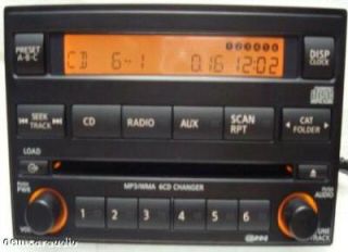 New 05 06 07 Nissan Xterra Frontier Pathfinder 6 CD Player Changer  Aux