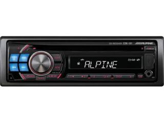 Alpine CDE 121 CD  Aux USB Car Audio Player CDE121