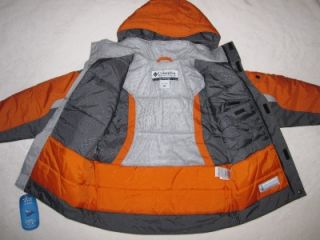 Boys Columbia Parka Jacket Ski Pants Bibs Orange Grey Black New 18 20