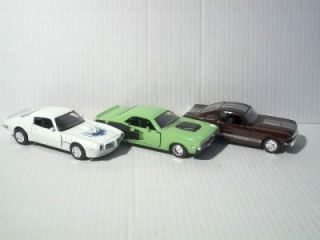 Lot 3 New Ray Diecast Vintage Muscle Cars Ford Mustang 