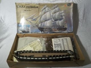 Vintage 1976 Revell USS Constitution SHIP Model Kit H 398 Old Ironsides 1 96 SCL