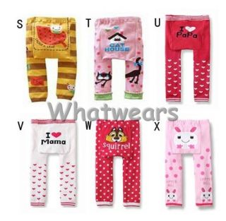 WWD Cute Love Pattern Boys Girls Toddler Clothing Baby Legging PP Pants J8213