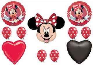 Mad About Minnie Mouse XL Birthday Party Balloons Decorations Supplies Disney