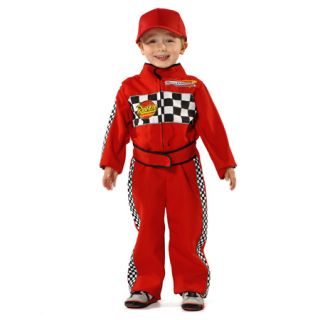 Kids Boys Formula One Racing Driver Fancy Dress Costume