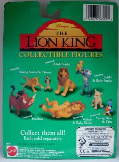 Disney Lion King Pumbaa Zazu Nala Simba Rafiki Timon Mufasa Mattel Toys Full Set