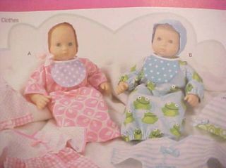 Simplicity Doll Clothes Pattern 1937 Fits 15" Baby Dolls
