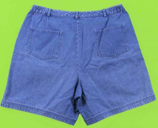 Westbound Sz 14 Womens Blue Jeans Denim Shorts NN51