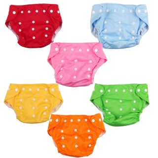 Reusable Washable Baby Newborn Kids Cloth Diaper Nappy Cover Inserts Adjustable