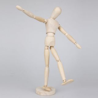 16" Artist Art Class Wooden Figure Male Manikin Mannequin for Table Display Ect