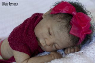 Bitsy Bundles Reborn Maria Le Real Ethnic Baby Girl Doll by Linda Murray