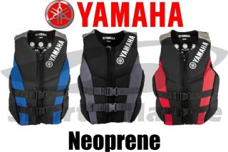 Brand New Yamaha Waverunner Neoprene Life Jacket Vest PFD