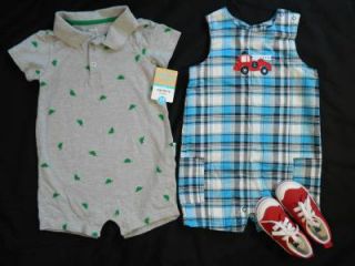 Toddler Baby Boy 24 Months Spring Summer Outfit Clothes Lot Keds Carter'S
