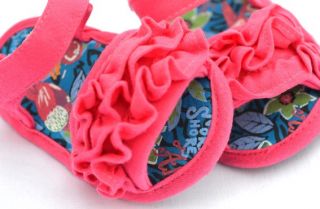 Pink Mary Jane Infant Soft Sole Kids Toddler Baby Girl Shoes Sandals 3 12 Months
