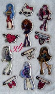 Scrapbooking Stickers Monster High Ghoulicious Gem Stickers